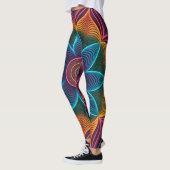 Psychedelic Ripple Illusion | Seamless 3D Neon  Leggings (Links)