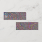 Psychedelic Rock Mini Visitenkarte (Vorne/Hinten)