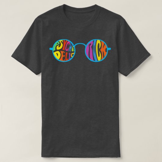 Psychedelic Rock Music T-Shirt (Design vorne)