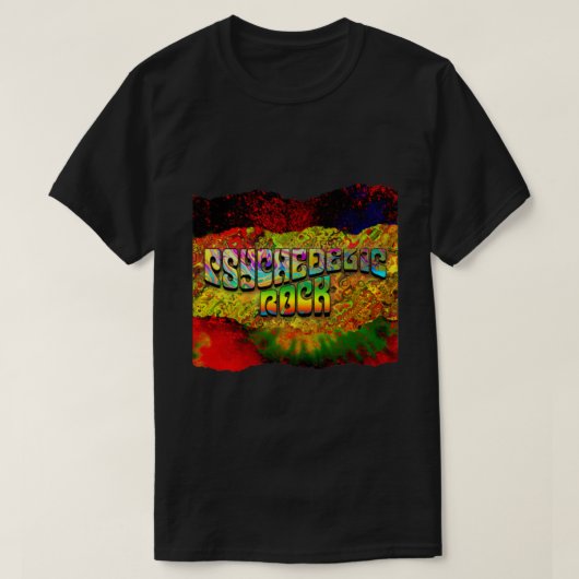 Psychedelic Rock Trippy T-Shirt (Design vorne)