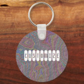 Psychedelic Rock - Vorlage Schlüsselanhänger (Vorderseite)