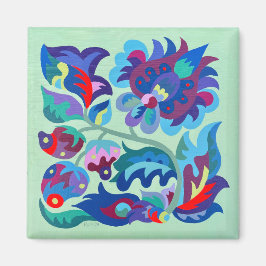 Psychedelic Samchykivka Summer Strawberries Magnet