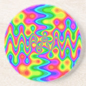 Psychedelic Sandstone Drink Untersetzer (Vorne)