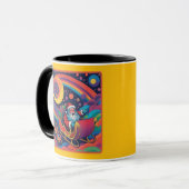 Psychedelic Santa Tasse (Vorderseite Links)