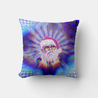 Psychedelic Santa Throw Kissen