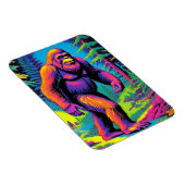 Psychedelic Sasquatch Flexible Magnet (Rechte Seite)