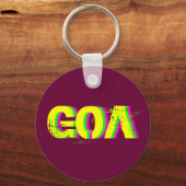 Psychedelic-Schlüsselanhänger Schlüsselanhänger (Vorderseite)