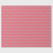 Psychedelic Sea Cow  Wrapping Paper Geschenkpapier (Flach)