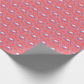 Psychedelic Sea Cow  Wrapping Paper Geschenkpapier (Ecke)