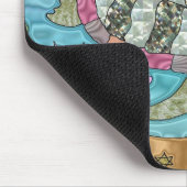 Psychedelic Sea Turtle Seepferd Art Mousepad (Ecke)