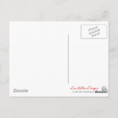 Psychedelic Sea Turtle Seepferd Art Postkarte (Rückseite)