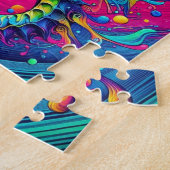 Psychedelic Seahorse Puzzle – Vibrant Ocean Challe (Seite)