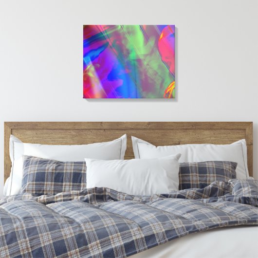 Psychedelic Singer Leinwanddruck (Insitu (Schlafzimmer))