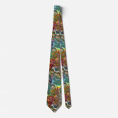 Psychedelic Sixties Hippy 60er Neckties Neck Tie Krawatte (Vorderseite)