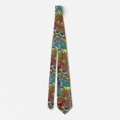 Psychedelic Sixties Hippy 60er Neckties Neck Tie Krawatte (Rückseite)
