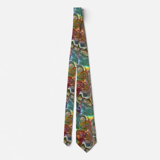 Psychedelic Sixties Hippy 60er Neckties Neck Tie Krawatte (Rückseite)