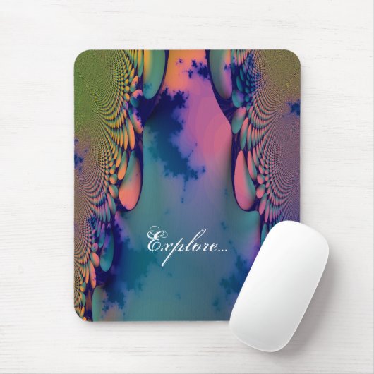 Psychedelic Sixties Krawatte Dye Mousepad (Mit Mouse)