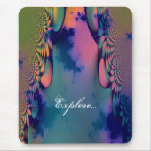 Psychedelic Sixties Krawatte Dye Mousepad (Vorne)