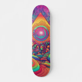 Psychedelic Skateboard (Vorne)