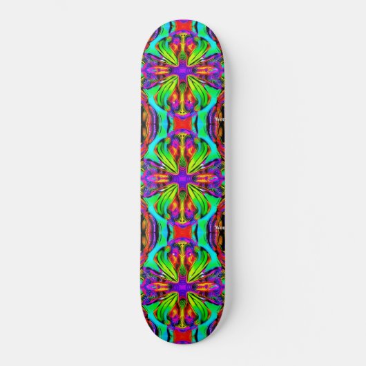 Psychedelic Skateboard (Vorderseite)