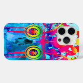Psychedelic Skull Case-Mate iPhone Hülle (Rückseite (Horizontal))