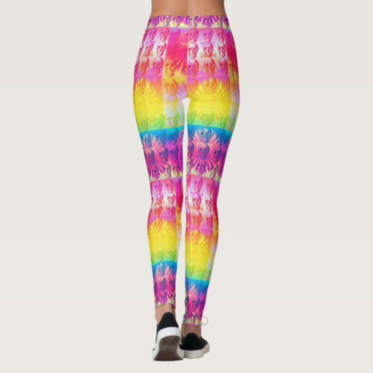 Psychedelic Skull Leggings (Rückseite)