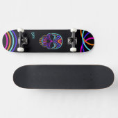 Psychedelic Skull Skateboard (Horizontal)