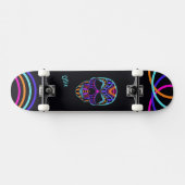 Psychedelic Skull Skateboard (Horizontal)
