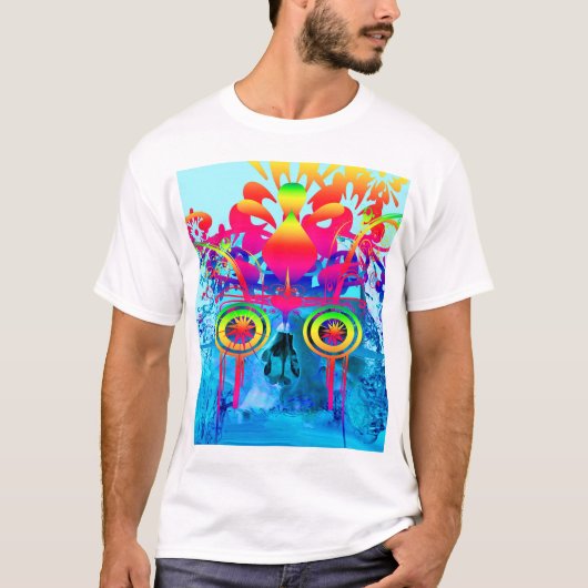 Psychedelic Skull T-Shirt (Vorderseite)