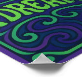 Psychedelic Sloth Dschle Poster (Ecke)