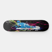 Psychedelic Sneaker Schuhskateboard Skateboard (Horizontal)