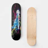 Psychedelic Sneaker Schuhskateboard Skateboard (Vorderseite)