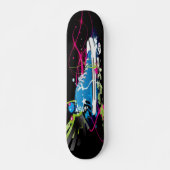 Psychedelic Sneaker Schuhskateboard Skateboard (Vorne)