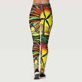 Psychedelic Solar und Wind Power Leggings (Rückseite)