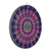 Psychedelic Spheres Dartboard Dartscheibe (Vorderseite Links)