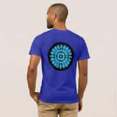 Psychedelic Spheres Dartboard T-Shirt (Schwarz voll)