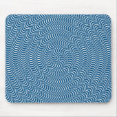 Psychedelic Spiral in Blue Mousepad (Vorne)