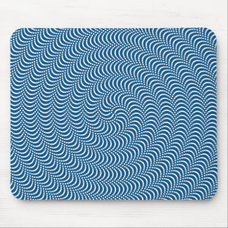 Psychedelic Spiral in Blue Mousepad