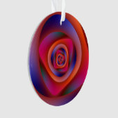 Psychedelic Spiral Labyrinth Ornament (Vorderseite)
