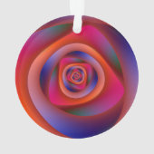 Psychedelic Spiral Labyrinth Ornament (Rückseite)