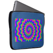 Psychedelic Spiral Laptop Sleeve (Vorne Rechts)
