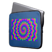 Psychedelic Spiral Laptop Sleeve (Vorderseite Links)