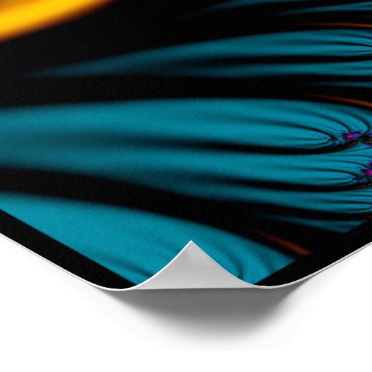 Psychedelic Spiral Poster (Ecke)