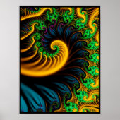 Psychedelic Spiral Poster (Vorne)