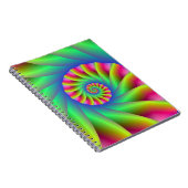 Psychedelic Spiral Steps Notebook Notizblock (Rechte Seite)