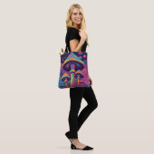 Psychedelic Spirit Shroom Garden Tote Bag Tasche (Am Model)