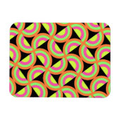 Psychedelic Squares Magnet (Horizontal)