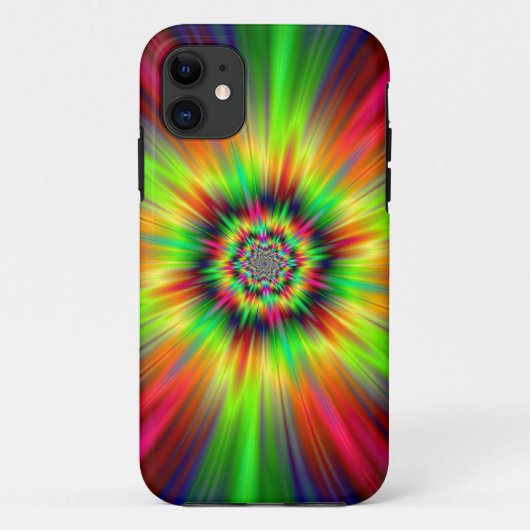 Psychedelic Star Burst Case-Mate iPhone Hülle (Rückseite)