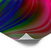 Psychedelic Star Burst Poster (Ecke)