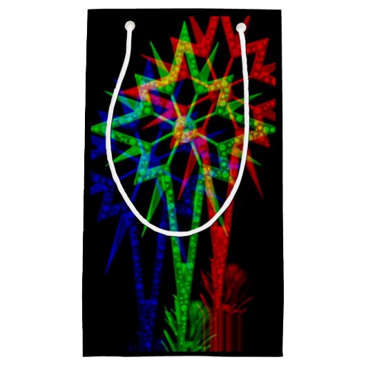 Psychedelic Star-Geschenktasche Kleine Geschenktüte (Vorderseite)